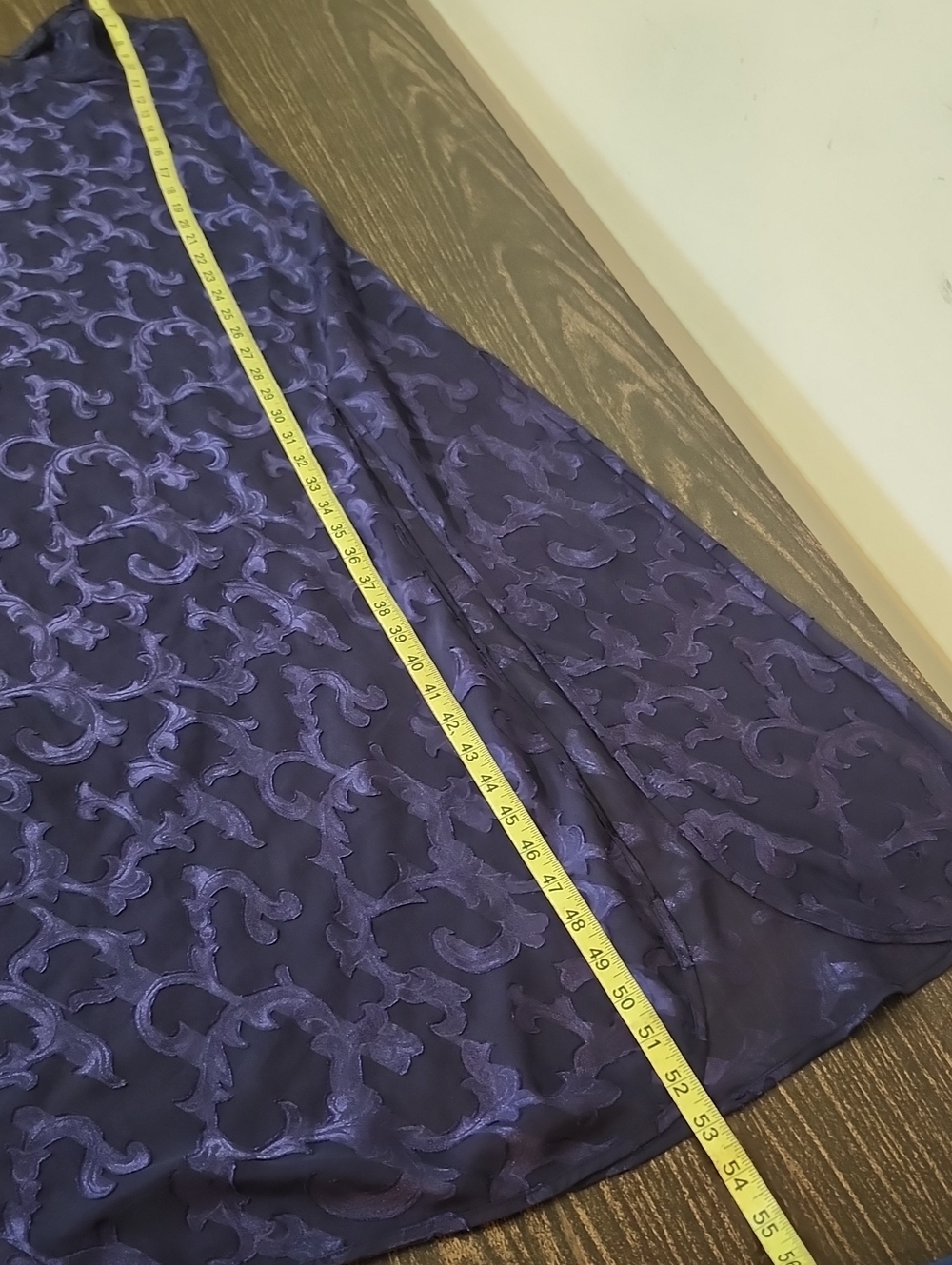 vintage Victoria's Secret Sheer Floral-Embellished Maxi Slip Dress Night Gown - Picture 7 of 8